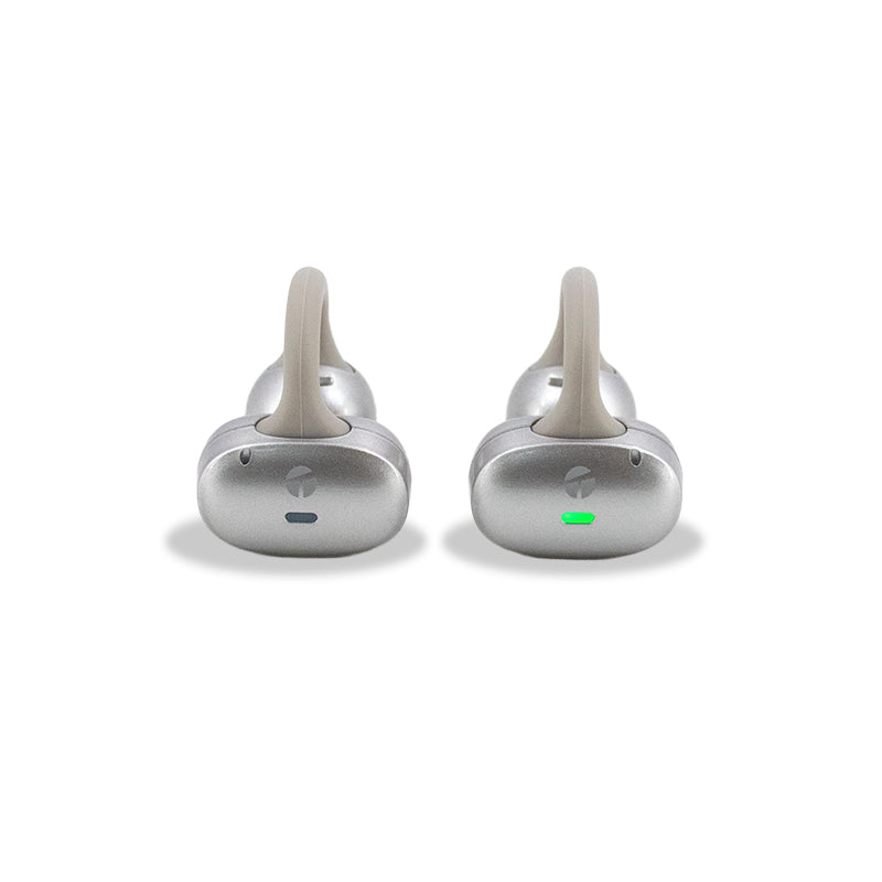 Audífonos Inalámbricos Teros Te80712ne, Bluetooth, Carga Tipo C, Natural Titanium[@@@