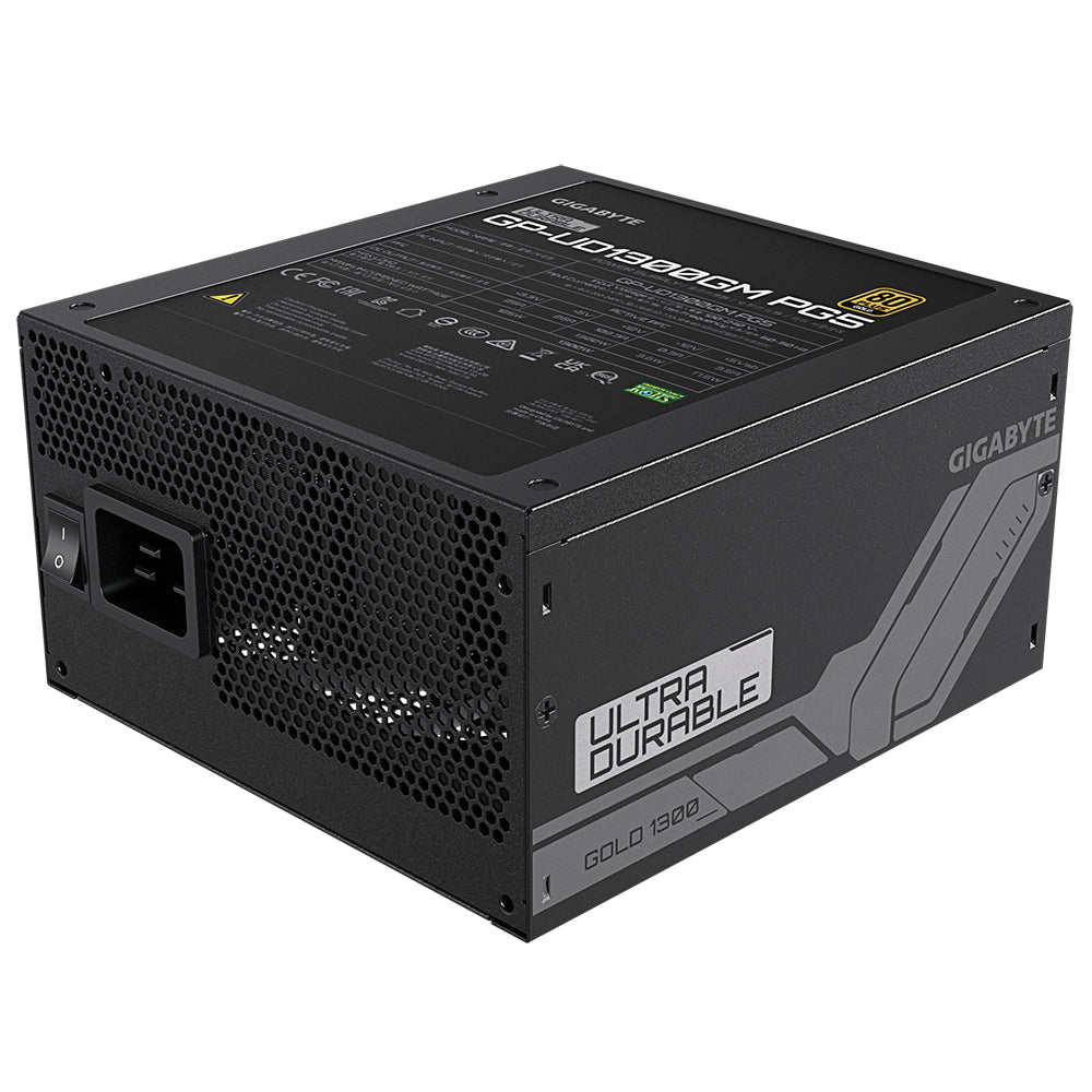 GIGABYTE UD1300GM PG5 unidad de fuente de alimentación 1300 W 20+4 pin ATX ATX Negro