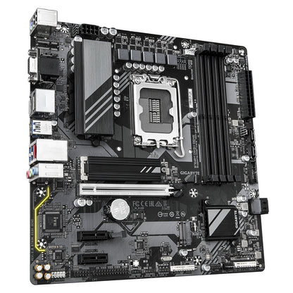 GIGABYTE B760M DS3H GEN5 Placa Base – Compatible con CPUs Intel Core 14ª generación, VRM digital de 6+2+1 fases, hasta 5600 MHz DDR5, 2 x M.2 PCIe 4.0, LAN 2.5GbE, USB 3.2 Gen2