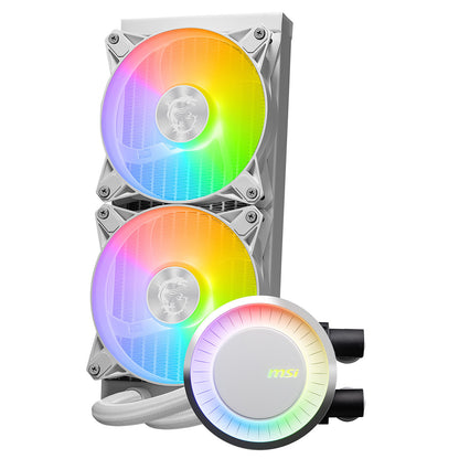 MSI MAG Coreliquid E240 WHITE Placa base, Procesador Sistema de refrigeración líquida todo en uno 12 cm Blanco