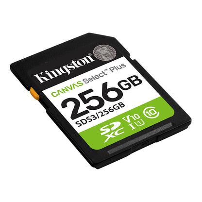 Memoria Card Sd Kingston Sd Canvas Select Plus 256gb, Categoría De Velocidad: Uhs-i/u