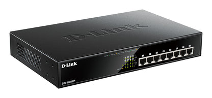 D-Link DGS-1008MP switch No administrado Gigabit Ethernet (10/100/1000) Energía sobre Ethernet (PoE) 1U Negro
