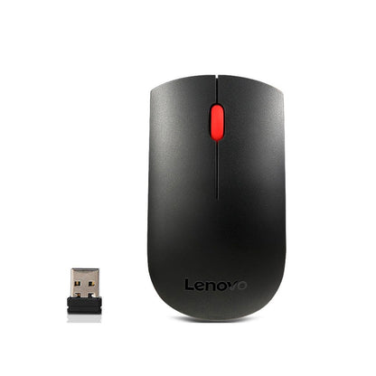 Teclado + Mouse Lenovo, Inalámbrico, Color Negro,(kit Combo) Conexión Por Recepto