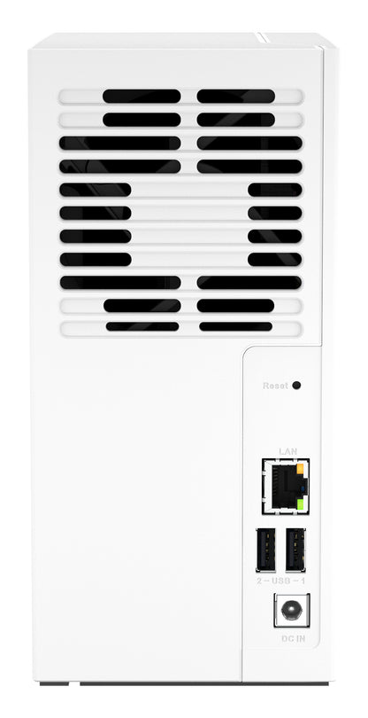 QNAP TS-233 NAS Torre ARM Cortex-A55 2 GB 0 TB QNAP QTS Blanco