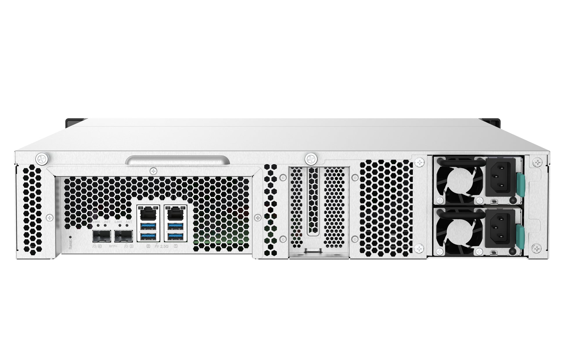 QNAP TS-832PXU-RP NAS Bastidor (2U) Annapurna Labs AL324 4 GB DDR4 0 TB QNAP Turbo System Aluminio, Negro