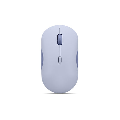 Mouse Lenovo 350 Silencioso, Interfaz Bluetooth, Color Uva Meta , Sin Batería El