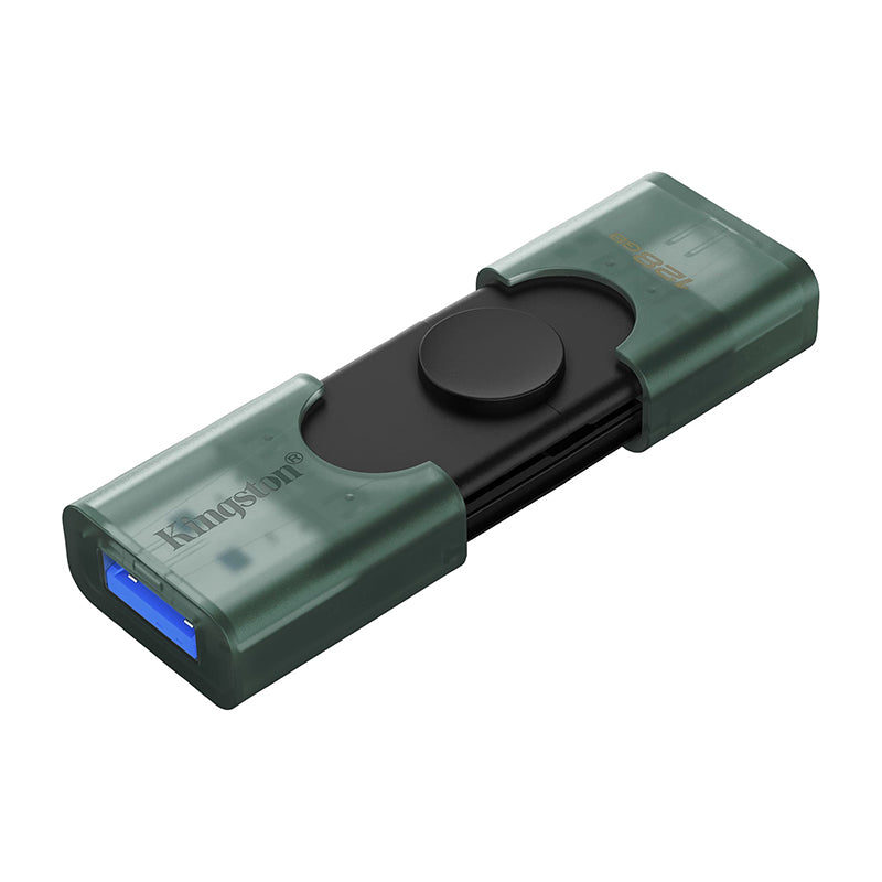 Memoria Flash Usb Kingston Datatraveler Duo, 128gb Usb 3.2 Gen 1, Color Negro Mate[@@