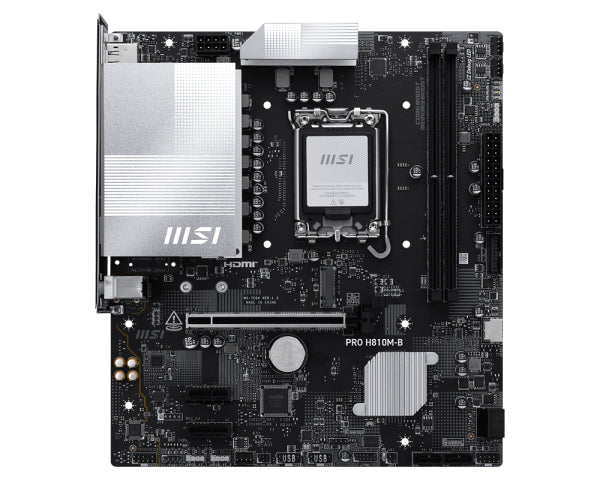 MSI PRO H810M-B placa base Intel H810 LGA 1851 (Socket V1) micro ATX