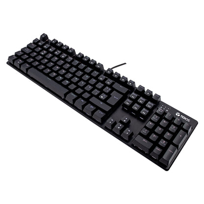 Teclado Mecánico Te-4068g, Retroiluminación Rainbow, Usb 2.0, Español, Color Negro[@@