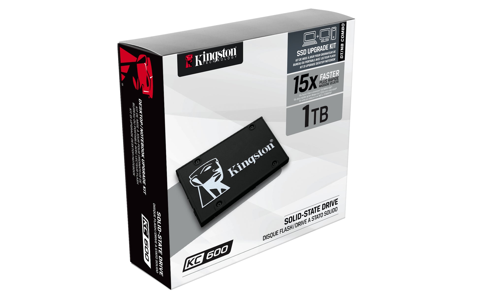 Kingston Technology Disco SSD KC600 SATA3 2,5" de 1024 G