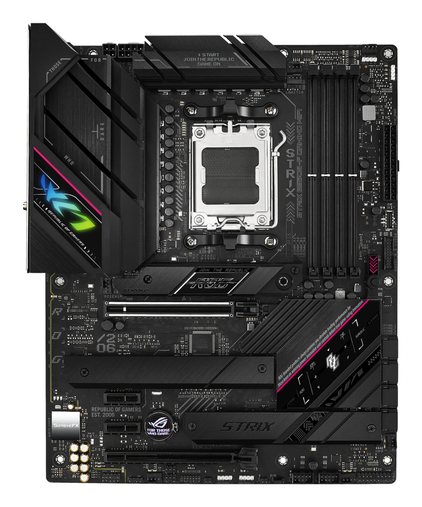 ASUS ROG STRIX B650E-F GAMING WIFI AMD B650 Zócalo AM5 ATX