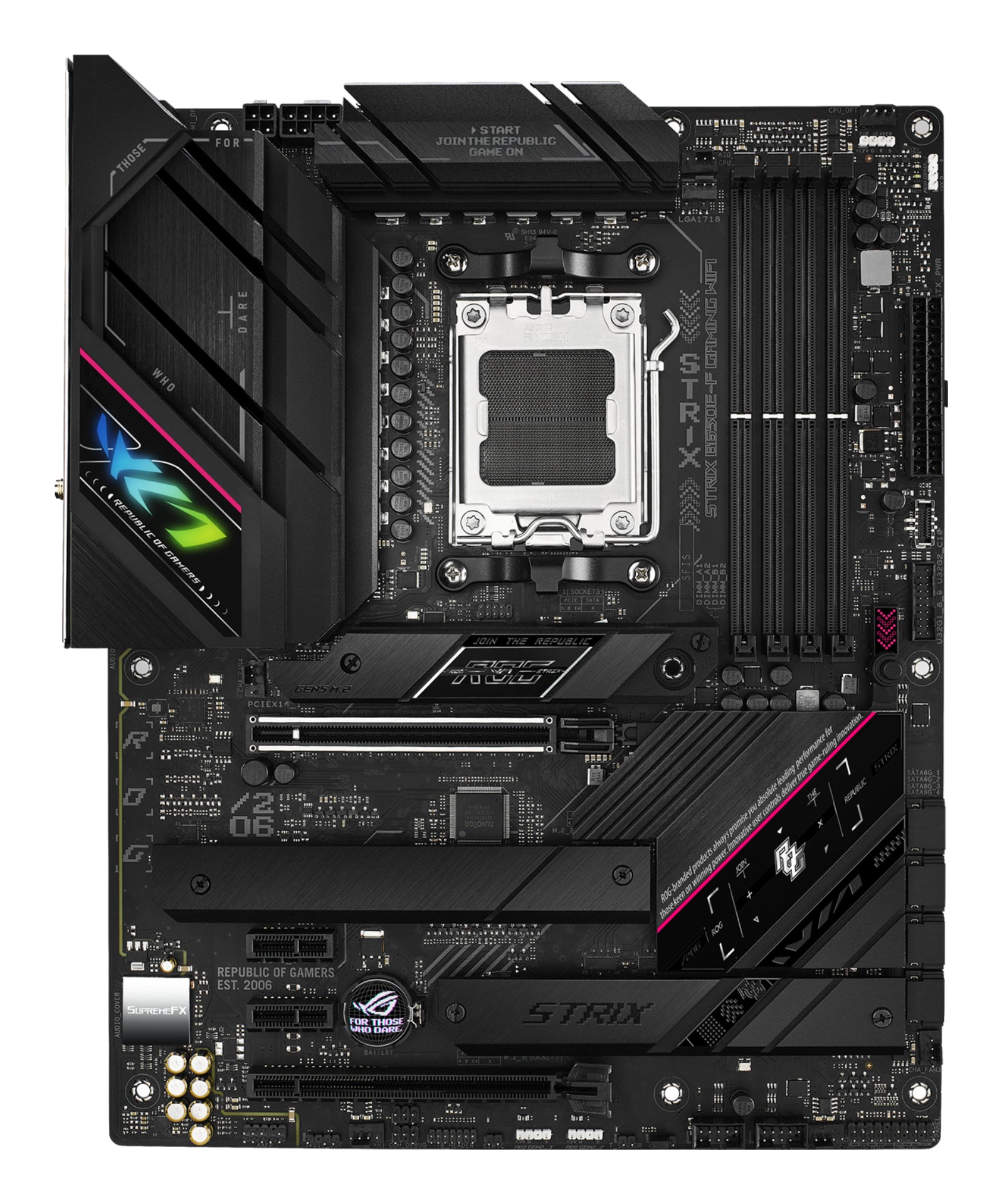 ASUS ROG STRIX B650E-F GAMING WIFI AMD B650 Zócalo AM5 ATX