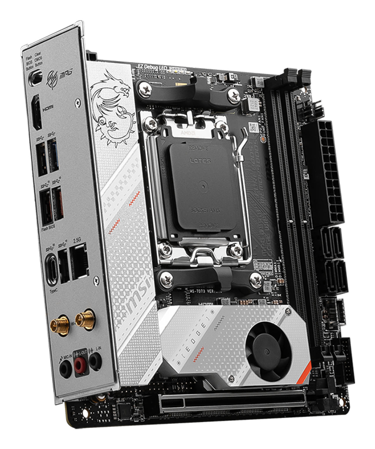 MSI MPG B650I EDGE WIFI placa base AMD B650 Zócalo AM5 mini ITX