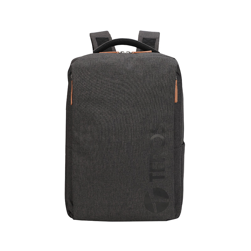 Backpack Teros City Iii Te-9045gr, Para Notebooksde Hasta 15.6 - Color Gris Mant