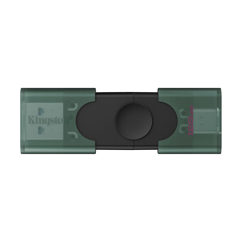 Memoria Flash Usb Kingston Datatraveler Duo, 128gb Usb 3.2 Gen 1, Color Negro Mate[@@