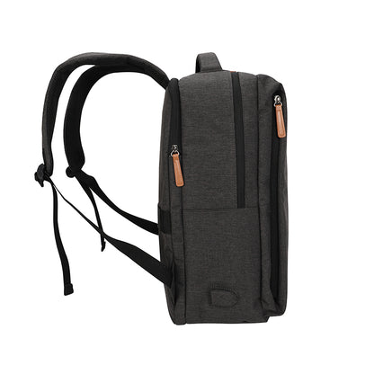 Backpack Teros City Iii Te-9045gr, Para Notebooksde Hasta 15.6 - Color Gris Mant
