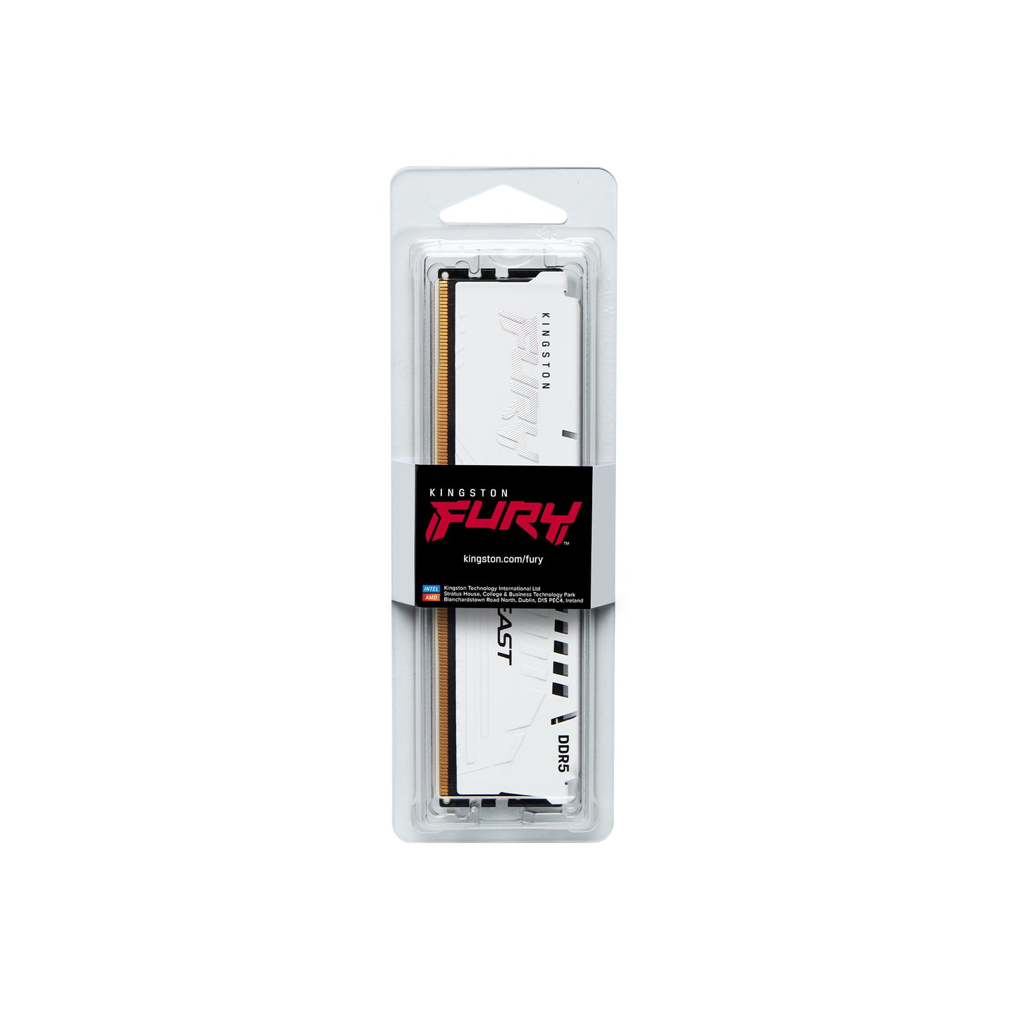 Kingston Technology FURY Beast 16GB 5600MT/s DDR5 CL36 DIMM White EXPO