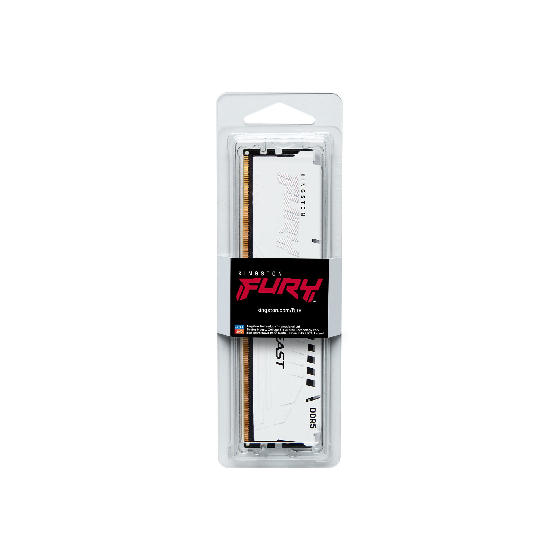 Kingston Technology FURY Beast 16GB 5600MT/s DDR5 CL36 DIMM White EXPO