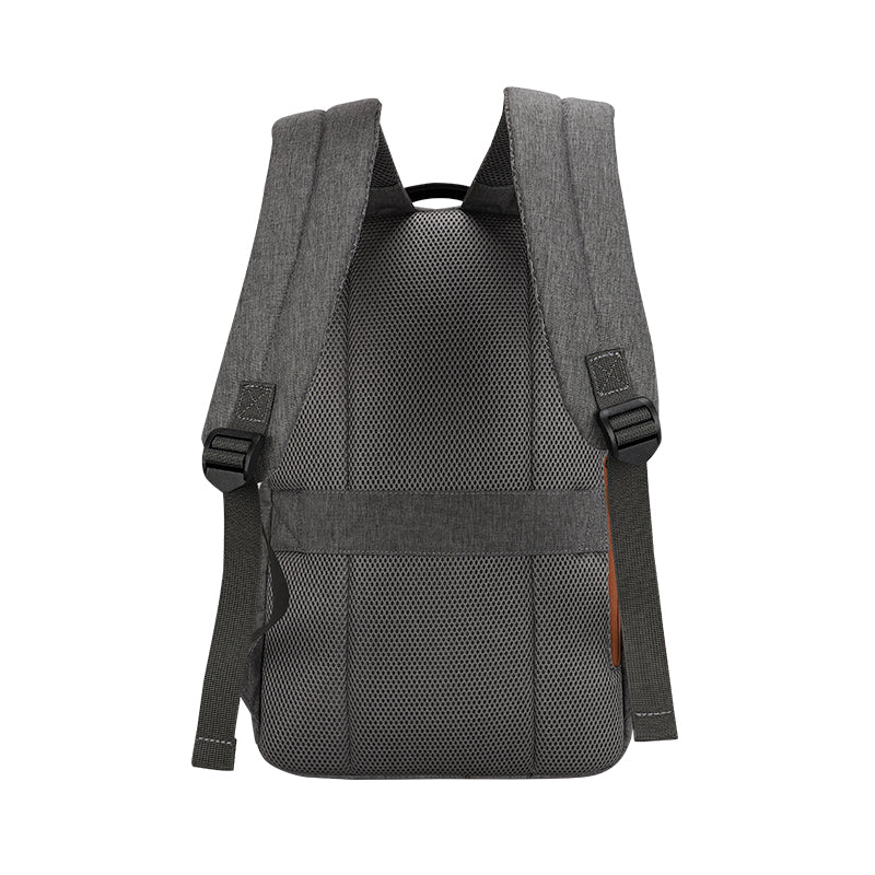 Backpack Teros City Ii Te-9028-2gr, Para Notebooks De Hasta 15.6 - Color Gris Mu