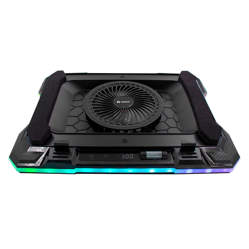 Cooler Teros Te-7133n Rgb, Compatible Con Notebooks De 14 Hasta 19 Cooler Teros