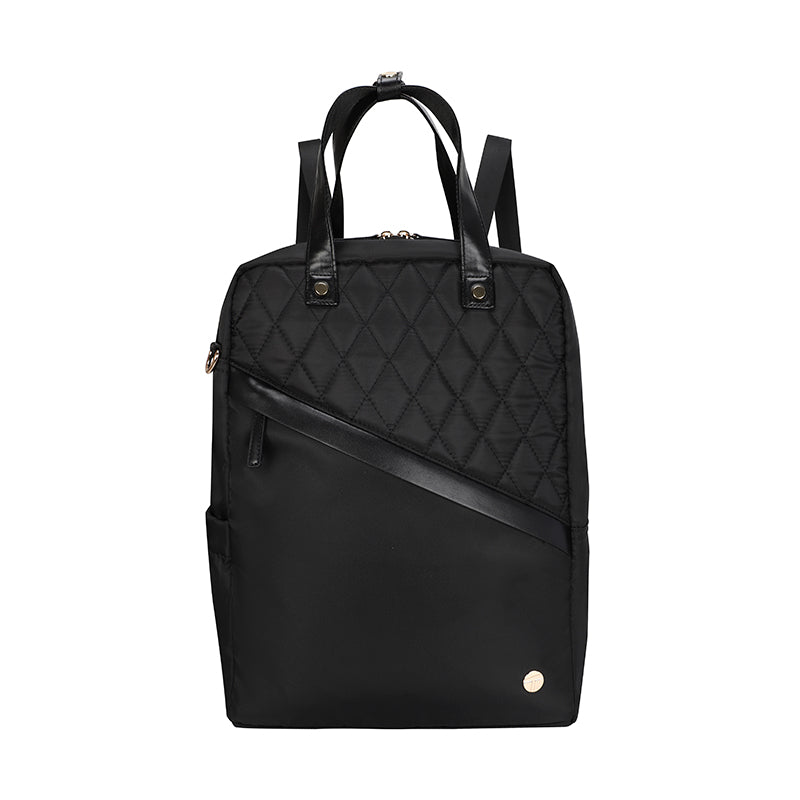 Backpack Teros Roseann Ii Te-9050bk, Para Notebooks De Hasta 14.1 - Color Black 