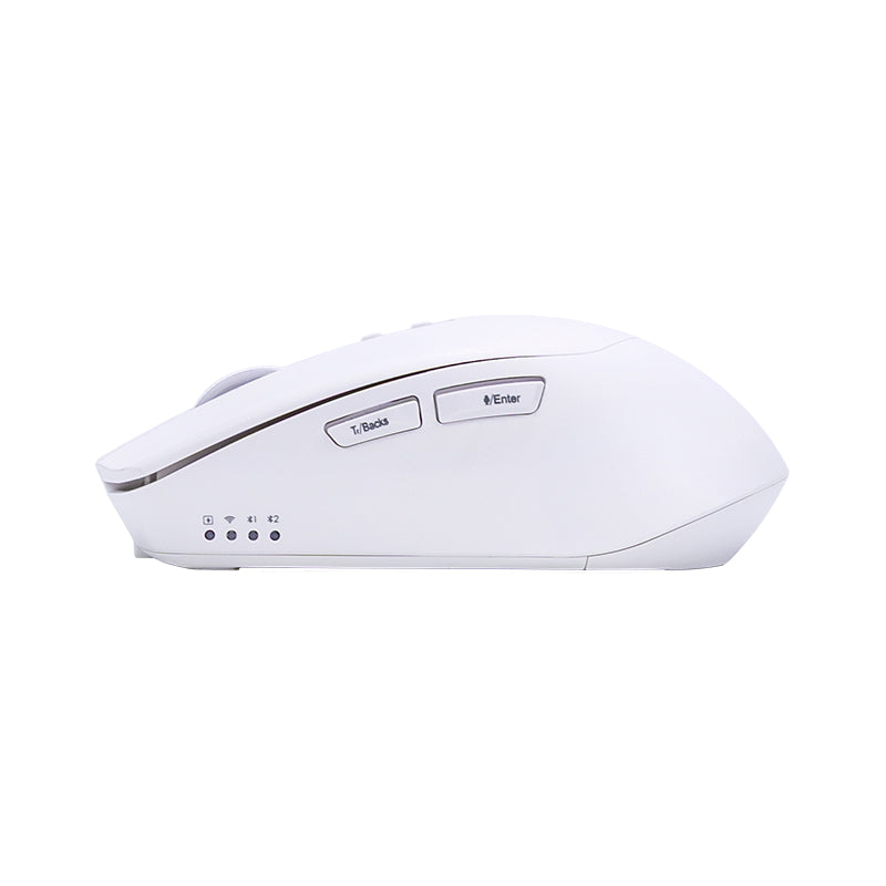 Mouse Inalámbrico Teros Te-1250ai , 2.4ghz, 8 Botones, Ia, Dpi 3200, Usb, Bt Desc