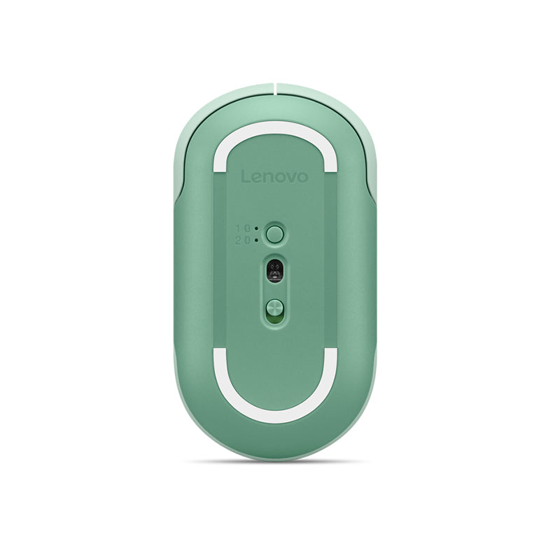 Mouse Lenovo 350 Silencioso, Interfaz Bluetooth, Color Verde Musgo, Sin Batería E