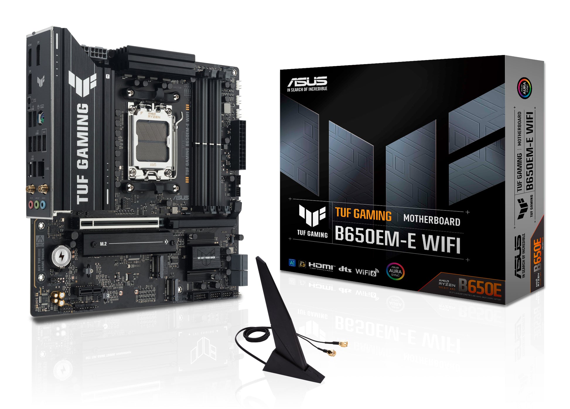 ASUS TUF GAMING B650EM-E WIFI placa base AMD B650 Zócalo AM5 micro ATX