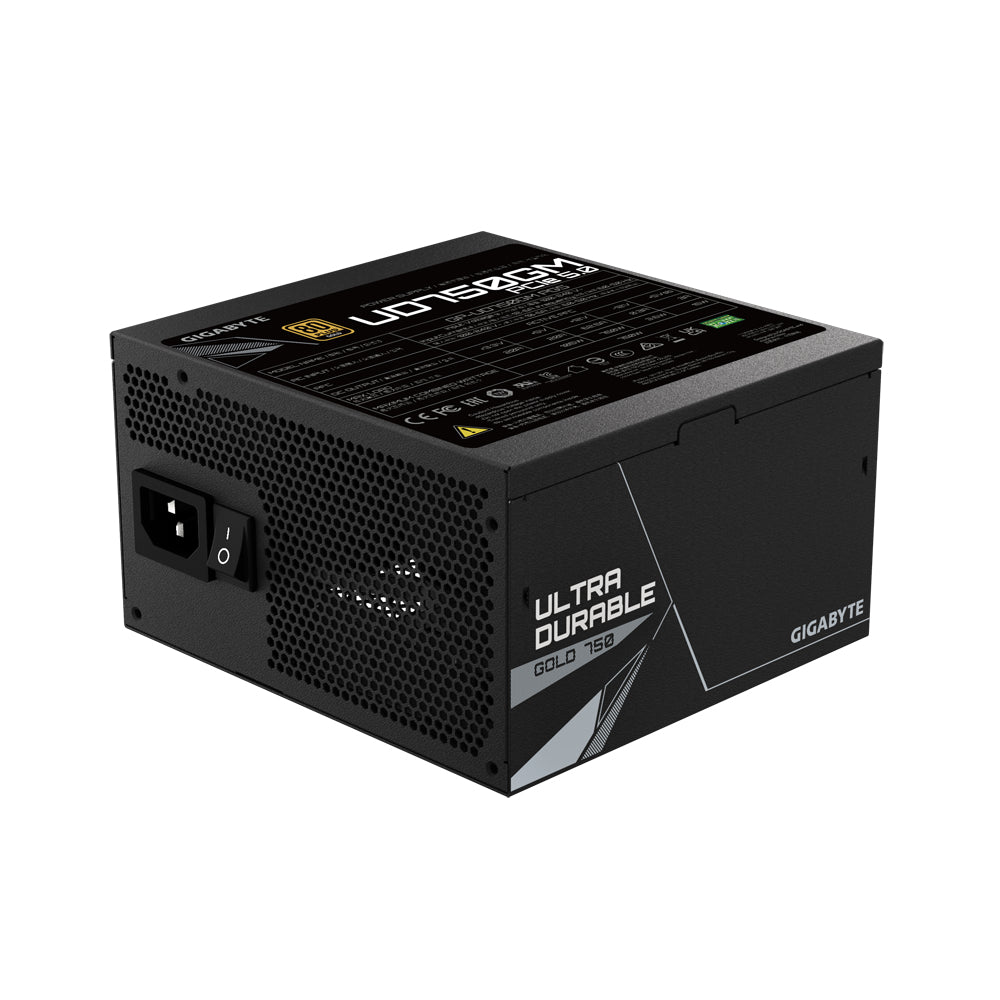 GIGABYTE UD750GM PG5 unidad de fuente de alimentación 750 W 20+4 pin ATX ATX Negro