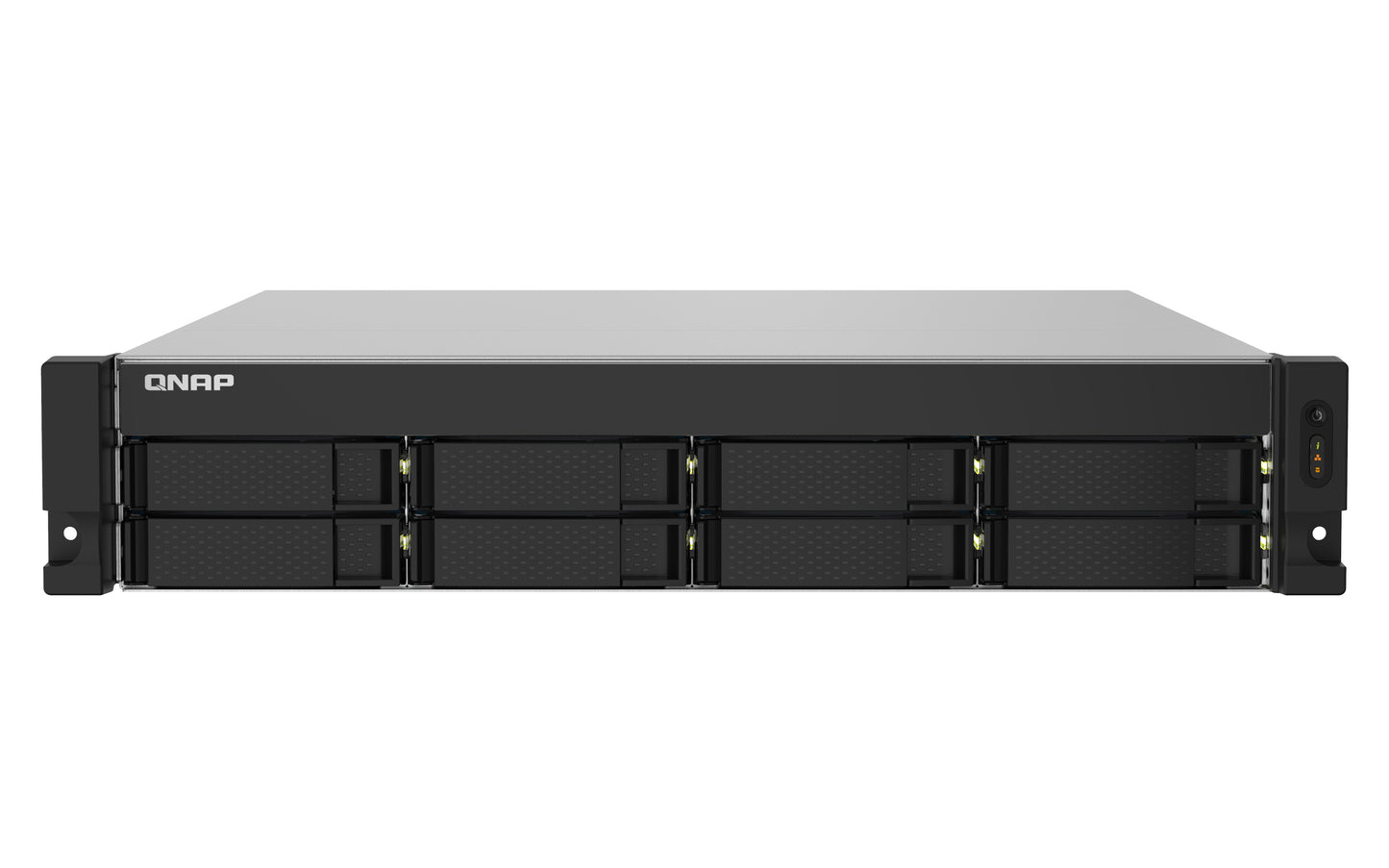 QNAP TS-832PXU-RP NAS Bastidor (2U) Annapurna Labs AL324 4 GB DDR4 0 TB QNAP Turbo System Aluminio, Negro