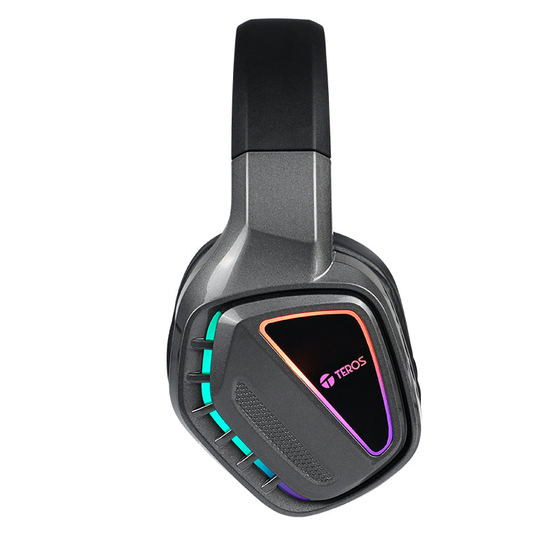 Auriculares Gaming Teros Te-8171n, Estéreo, Micrófono, Luces Rgb Los Auriculares