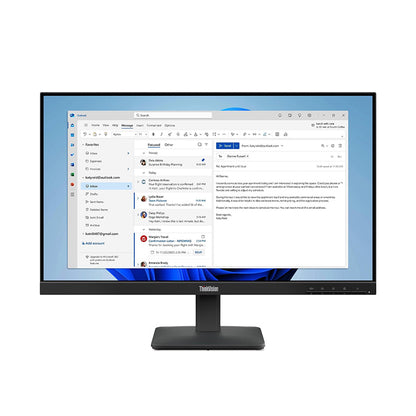 Monitor Plano Lenovo Thinkvision S24-4e, 23.8 Wled Fhd Ips/hdmi/vga El Monitor L