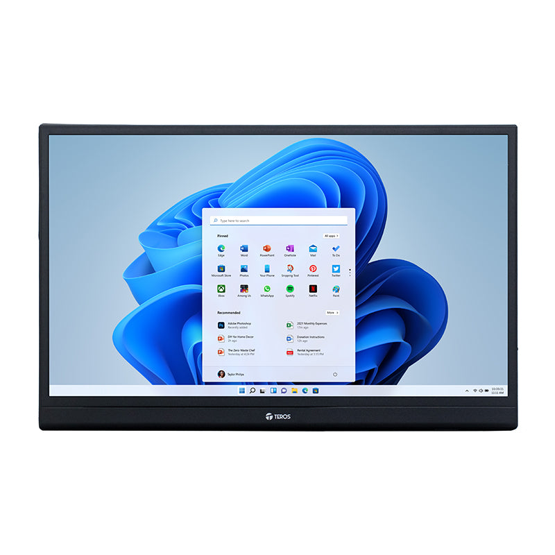 Monitor Portátil Teros Te-1501s, 15.6 Fhd Ips, Hdmi, Usb-c, Audio Out, Parlantes[@@@