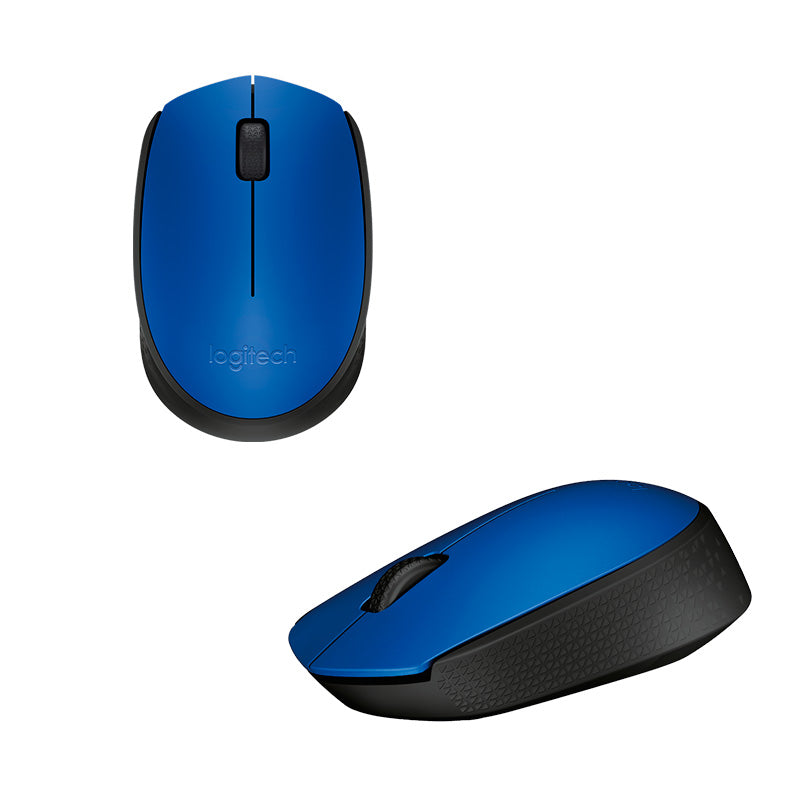 Mouse Óptico Inalámbrico Logitech M170, Ambidiestro, Receptor Usb, 2.4 Ghz, Azul.[@@@