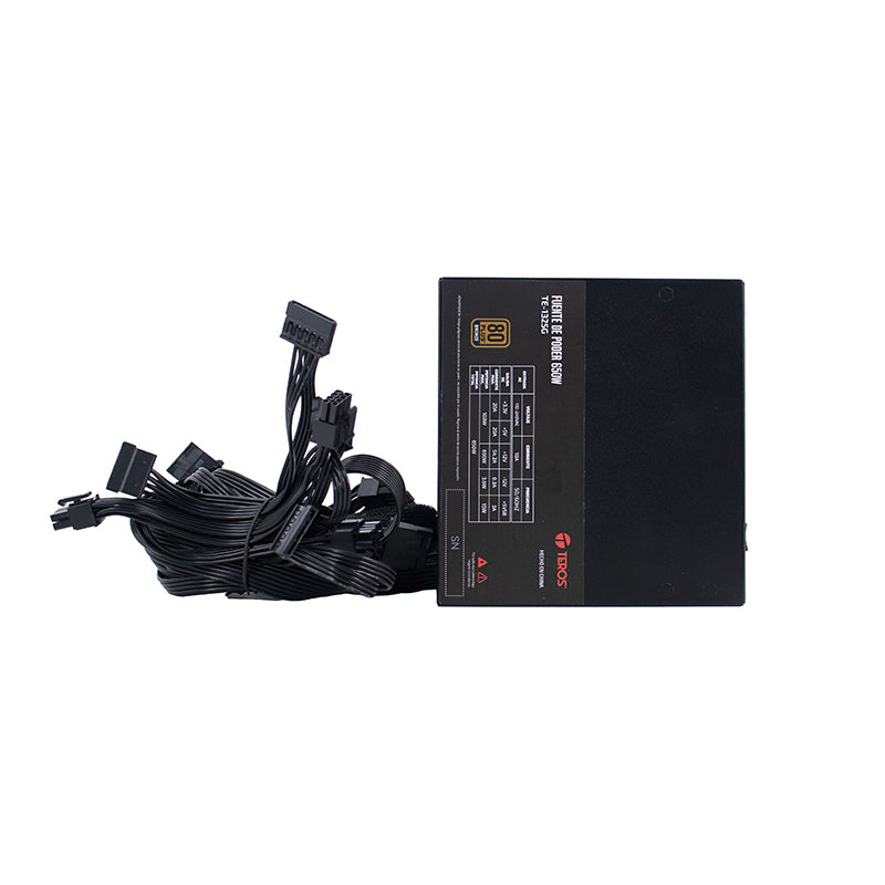 Fuente De Alimentación Gamer Teros Te-1325g, Formato Atx, 650w 80 Plus Bronze 110-240